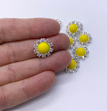 Round 14mm Rhinestone Embellishments
