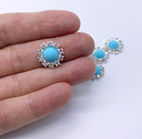 Round 14mm Rhinestone Embellishments