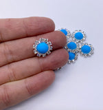 Round 14mm Rhinestone Embellishments