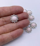 Round 14mm Rhinestone Embellishments