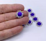 Round 14mm Rhinestone Embellishments