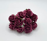 Mulberry Paper Roses 2cm