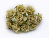 Mulberry Paper Roses 2cm