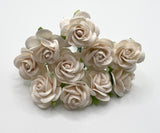 Mulberry Paper Roses 2cm