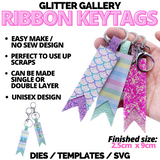 Ribbon Keytags (No sew) DIGITAL DOWNLOAD (SVG)
