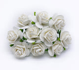 Mulberry Paper Roses 2cm