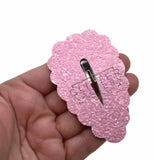 Jumbo Scallop Snap Clip 5cm. Digital Download - SVG