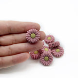 Silicone Beads - Flower FOCALS 2pcs