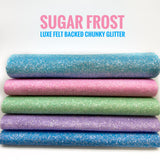 Sugar Frost - Luxe Felt Backed Chunky Glitters