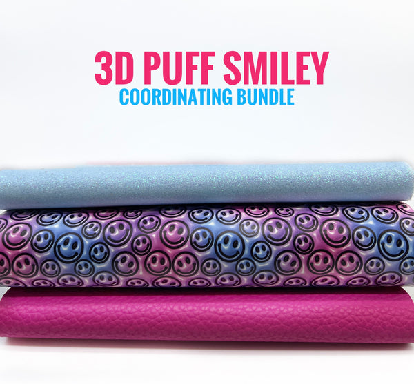 3D Puff Smiley - Co-ordinating Bundle