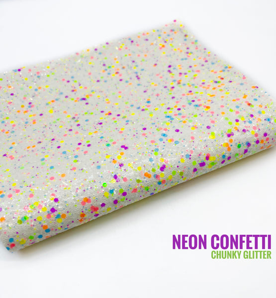 Neon Confetti Chunky Glitter