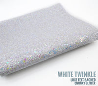 Luxe Twinkle Chunky Glitters - Luxe Felt Backed