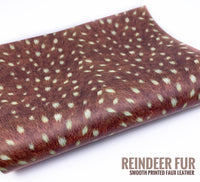 Reindeer Fur - Print Smooth Faux Leather