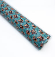 Highland Cow - Exclusive Custom Printed Smooth Faux Leather Roll