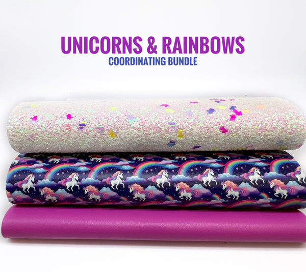 Unicorns & Rainbows - Coordinating Bundle