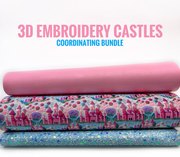 3D Embroidery Castles - Co-ordinating Bundle - SAVE 60%!