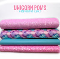 3D Unicorn Poms - Coordinating Bundle