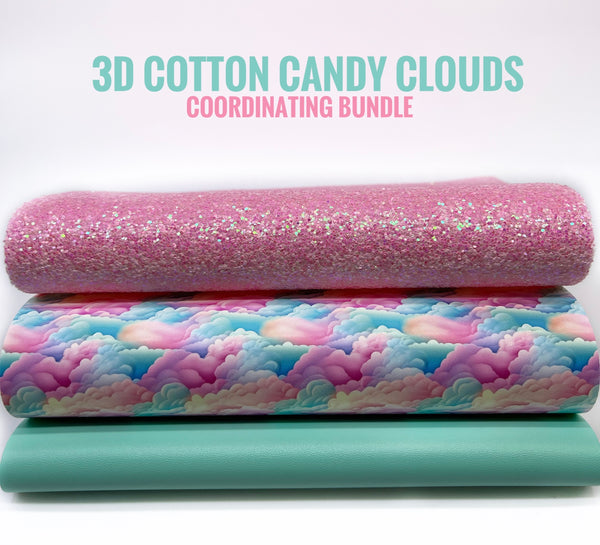 3D Cotton Candy Clouds - Co-ordinating Bundle