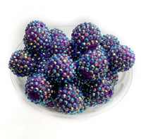 20mm Chunky / Bubblegum Beads - RHINESTONE
