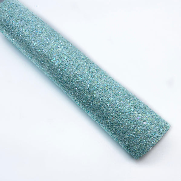 Aqua Chunky Glitter Roll