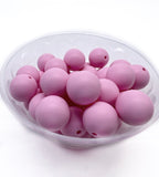 15mm Round Silicone Beads - SOLID COLOURS 10pcs