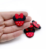 Silicone Beads - Mickey FOCALS 2pcs