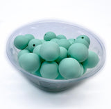 15mm Round Silicone Beads - SOLID COLOURS 10pcs