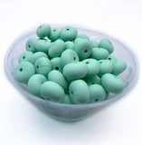 14mm Abacus Silicone Beads - SOLID COLOURS 5pcs