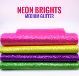 Neon Brights - Medium Chunky Glitters