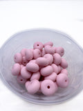 14mm Abacus Silicone Beads - SOLID COLOURS 5pcs