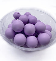 15mm Round Silicone Beads - SOLID COLOURS 10pcs