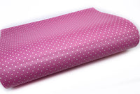 Small Polka Dots Print Smooth Faux Leather