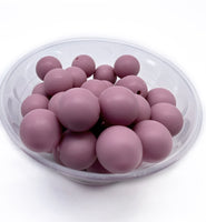 15mm Round Silicone Beads - SOLID COLOURS 10pcs