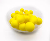 15mm Round Silicone Beads - SOLID COLOURS 10pcs