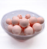 15mm Round Silicone Beads - SOLID COLOURS 10pcs