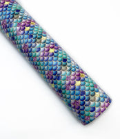 Mermaid Magic Exclusive Custom Printed Smooth Faux Leather Roll