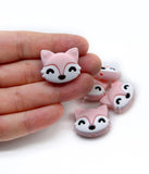 Silicone Beads - Fox & Koala FOCALS 2pcs