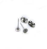 Stud Style Earring Posts with matching backs (4mm / 6mm & 10mm) - 20pcs with backs