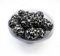 15mm Silicone Beads - PATTERNED