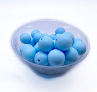 15mm Round Silicone Beads - SOLID COLOURS 10pcs