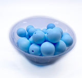 15mm Round Silicone Beads - SOLID COLOURS 10pcs