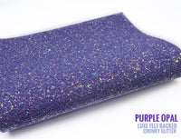 Purple Opal - Luxe Felt Backed Chunky Glitter