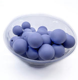 15mm Round Silicone Beads - SOLID COLOURS 10pcs