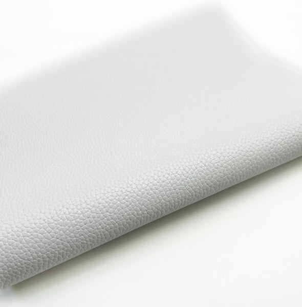 White Litchi Faux Leather Roll