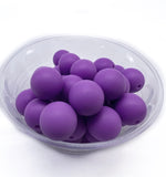 15mm Round Silicone Beads - SOLID COLOURS 10pcs