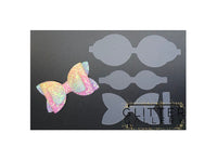 Classic Bow - Mini  2.5 inch / 6.35cm TEMPLATE