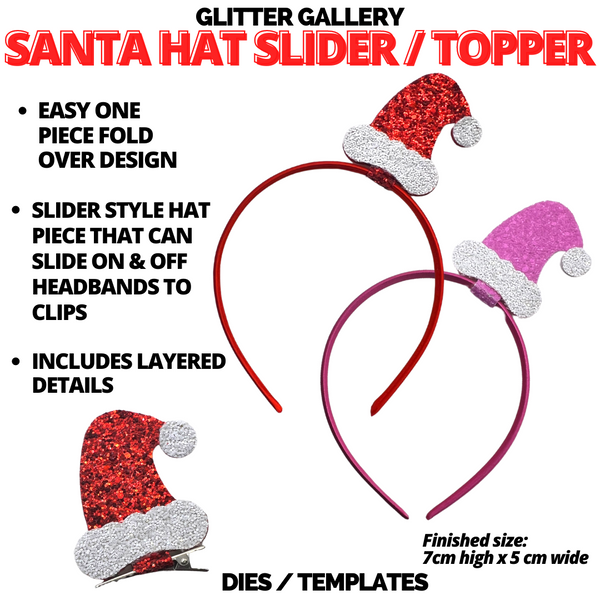 Santa Hat Slider / Topper TEMPLATE
