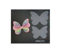Butterfly Duo Bow - Medium 3.5 inch / 8.89cm TEMPLATE