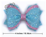Double Layer Pinch Bow - Large 4 inch / 10.16cm TEMPLATE