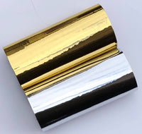 Gold / Silver - Mirror Faux Leather